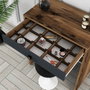 Hanah Home Lizbon Mesa de Maquillaje Nogal y Antracita